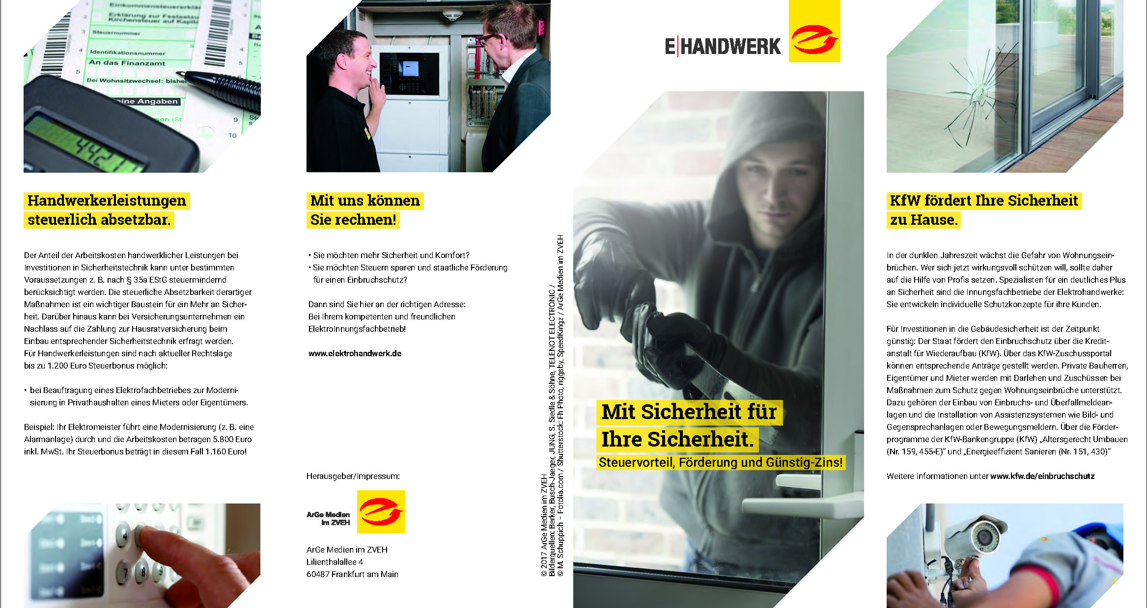 Einbruchschutz-Flyer - Einleitungsbild